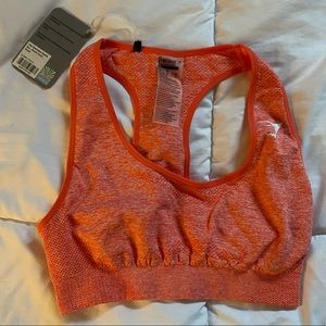 Gymshark Vital Seamless Sports Bra - Peach Coral